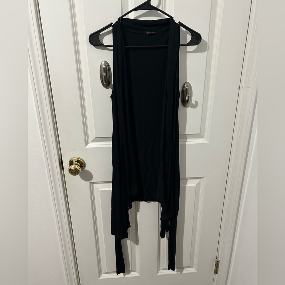 Grass Collection Sleeveless Cardigan